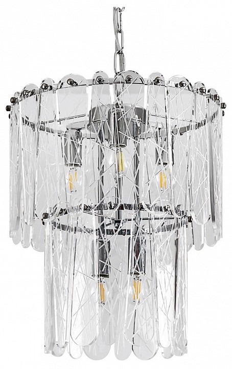 Фото Подвесная люстра Freya Surface FR2048PL-05CH MY_FR2048PL-05CH - интернет-магазин МегаТерем в Москве