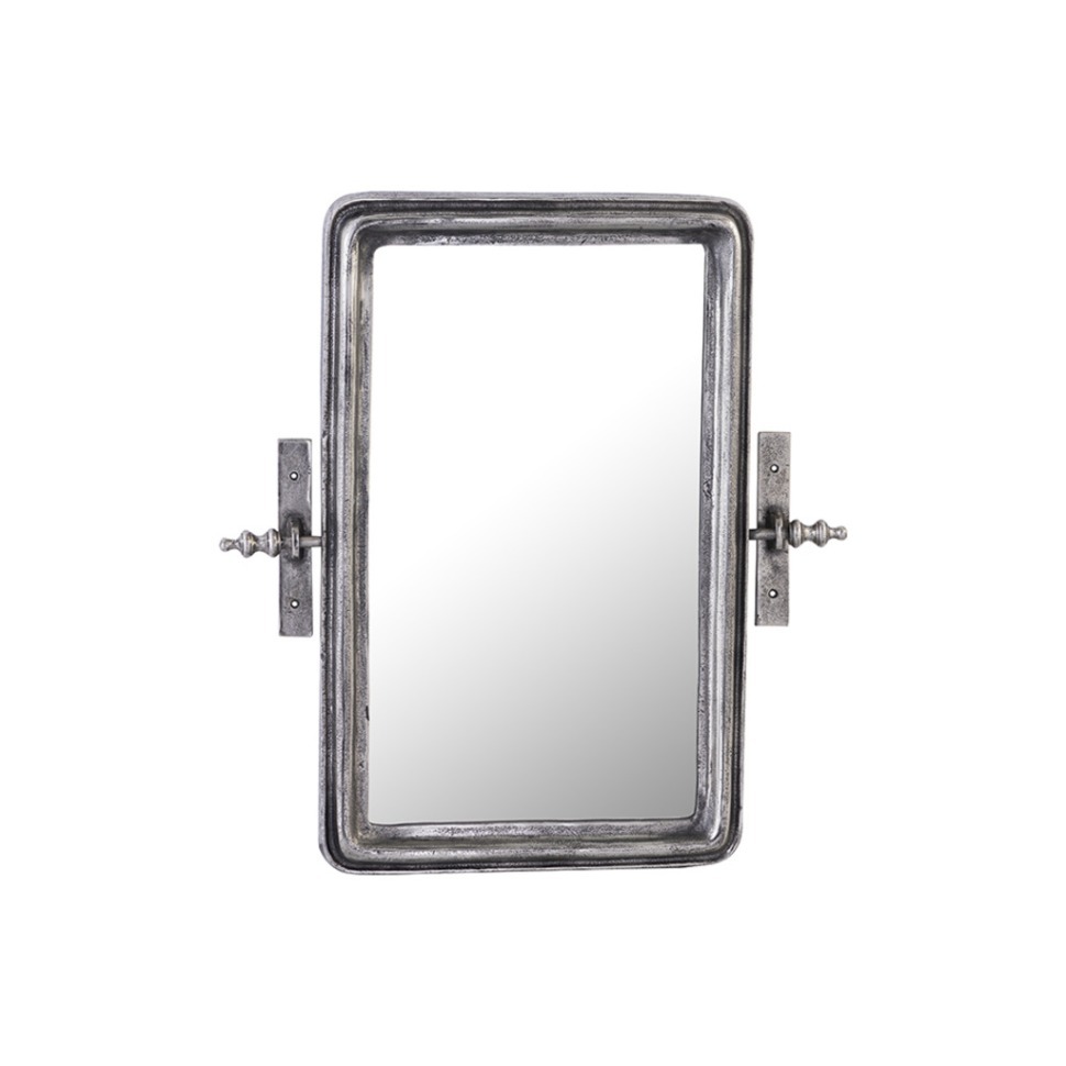 Фото Зеркало 25215-70, металл, зеркало, Antique silver, ROOMERS FURNITURE - интернет-магазин МегаТерем в Москве