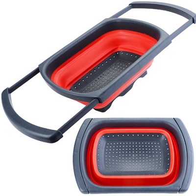 Дуршлаг с выдвижными ручкам...