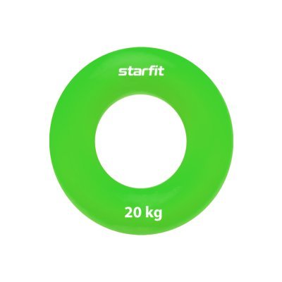 Эспандер кистевой STARFIT ES-404 Кольцо, 20 кг, силикон, зеленый (1121040)
