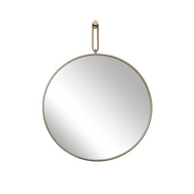 Зеркало на подвесе рама мет...