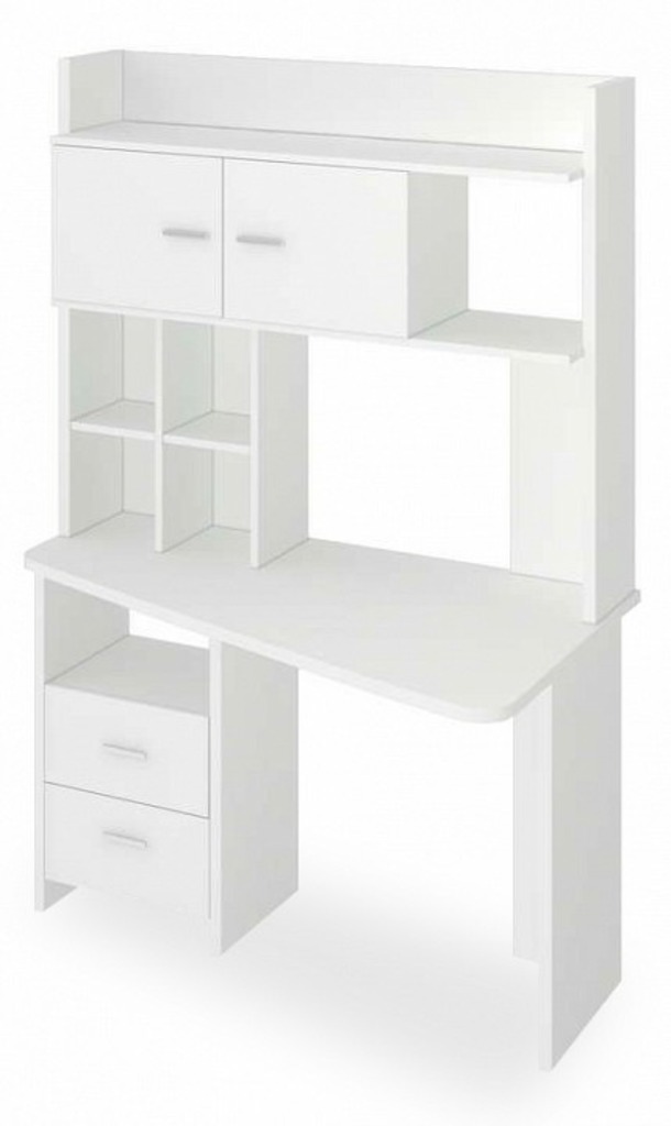 Фото Стол компьютерный Нельсон Lite СКЛ-Трап120+НКЛХ-120 БЕ ПРАВ MER_SKL-Trap120-NKLH-120_BE_PRAV - интернет-магазин МегаТерем в Москве