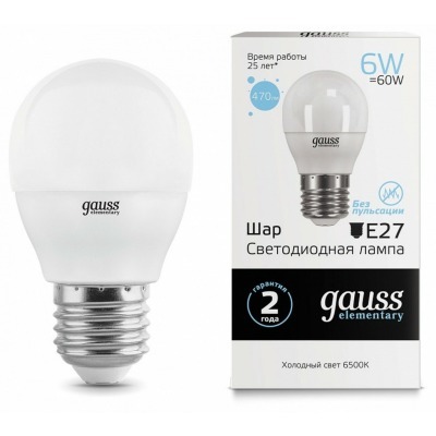 Лампа светодиодная Gauss 53...