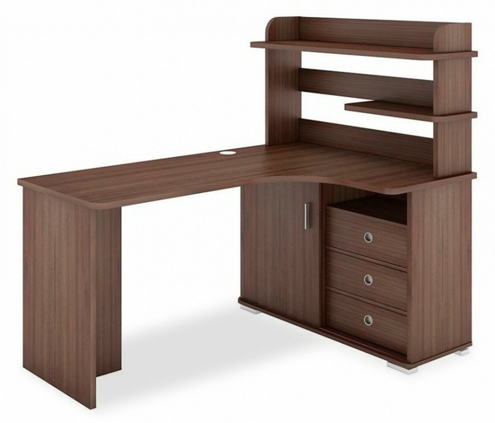 Фото Стол компьютерный Домино СР-165 MER_SR-165-SH-CH-PRAV-NOVYJ - интернет-магазин МегаТерем в Москве