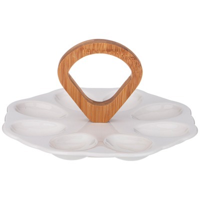 Блюдо для 8 яиц lefard "native" с дер. ручкой 21*2 cm (474-202) 