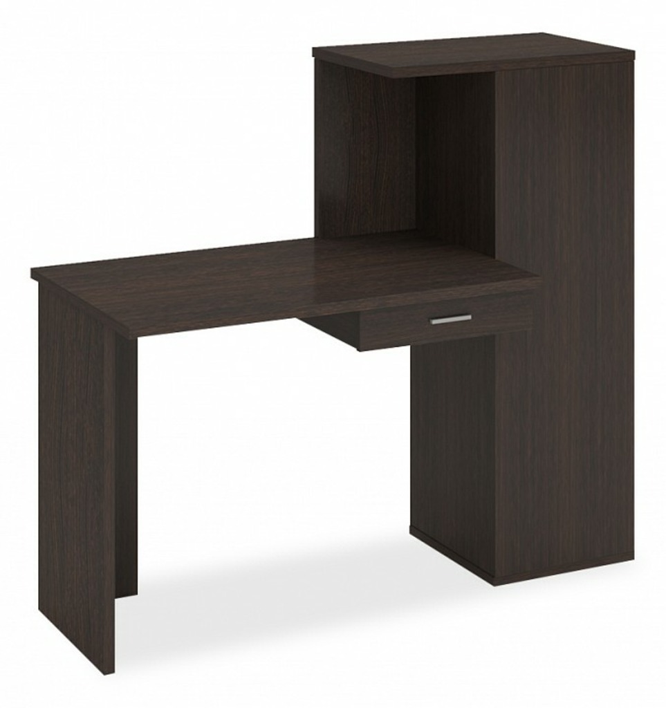 Фото Стол письменный Домино Lite СКЛ-ПРЯМ100+ШК MER_SKL-PRYAM100-SHK-V - интернет-магазин МегаТерем в Москве