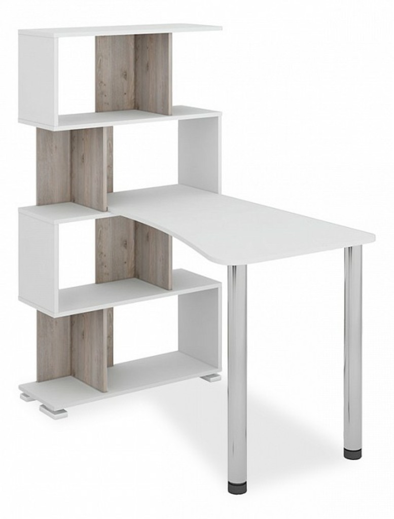 Фото Стол компьютерный Домино СЛ-5-4СТ-2 MER_SL-5-4ST-2-BENBE - интернет-магазин МегаТерем в Москве