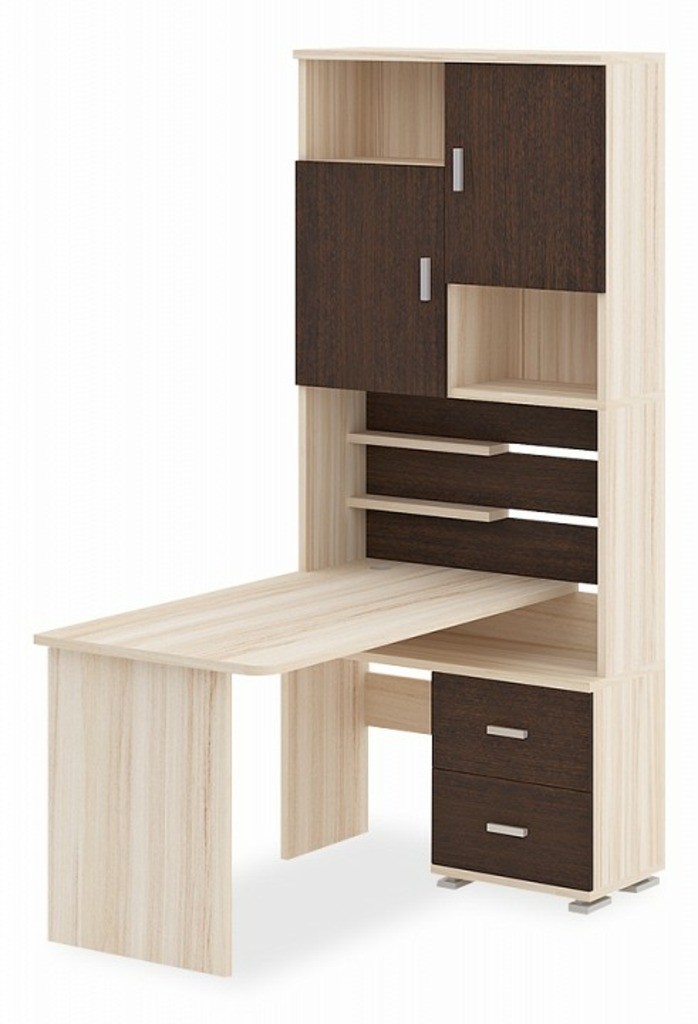 Фото Стол компьютерный Домино СР-720/140 MER_SR-720-140-KVK-PRAV - интернет-магазин МегаТерем в Москве