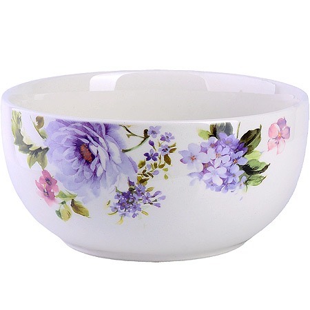 Фото Супница керамическая 580 мл Очарование LORAINE (60229) - интернет-магазин МегаТерем в Москве