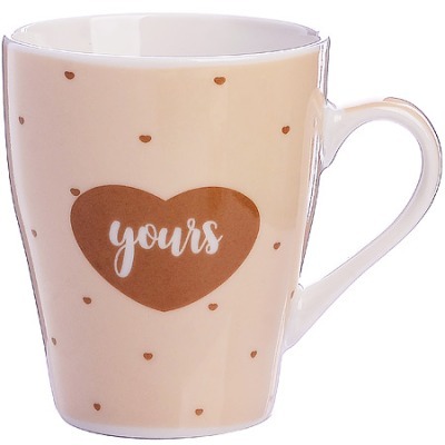 Кружка 340 мл Сердечки Yours LORAINE (9-31220-4)