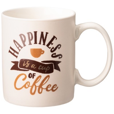 Кружка "кофе" белая 340 мл Lefard (756-403)