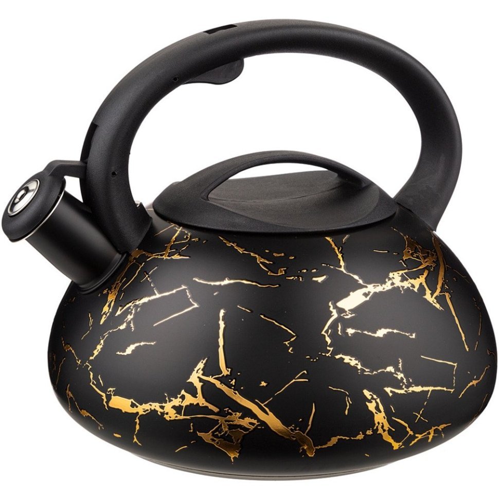 Фото Чайник agness со свистком 3 л,  серия fantasy , индукционное капсульное дно (916-401)  - интернет-магазин МегаТерем в Москве