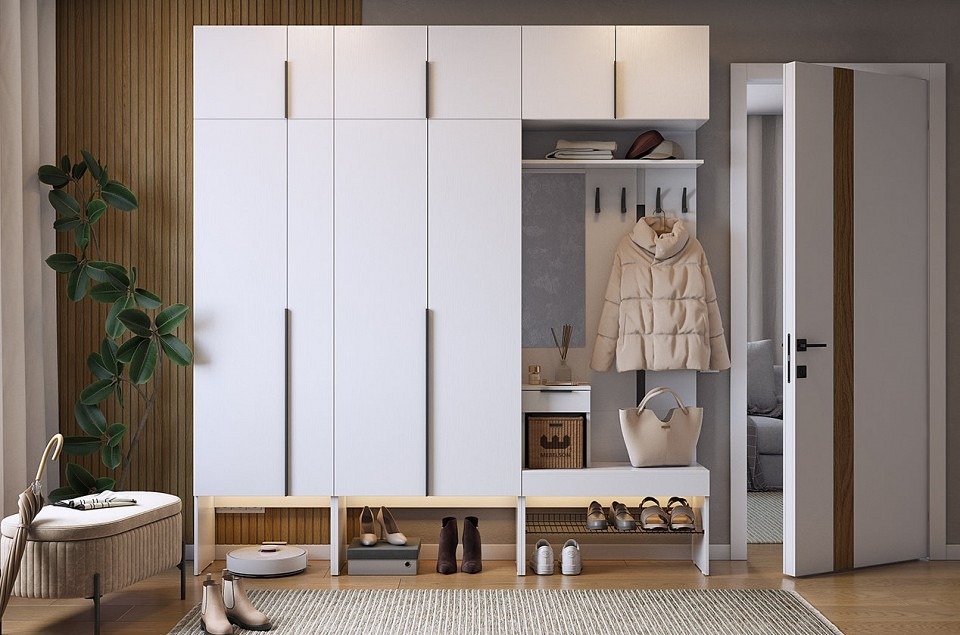 Фото Стенка для прихожей Баско К10 MBS_PK10Basko-2552 - интернет-магазин МегаТерем в Москве