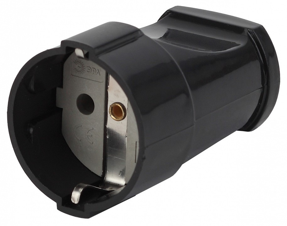 Фото Розетка с заземлением Эра  Rx2-B ER_B0039683 - интернет-магазин МегаТерем в Москве