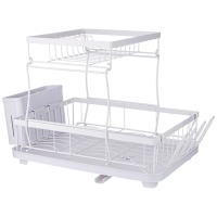 Сушилка для посуды белая 43*30*31 см (кор-6шт) Agness (917-105)