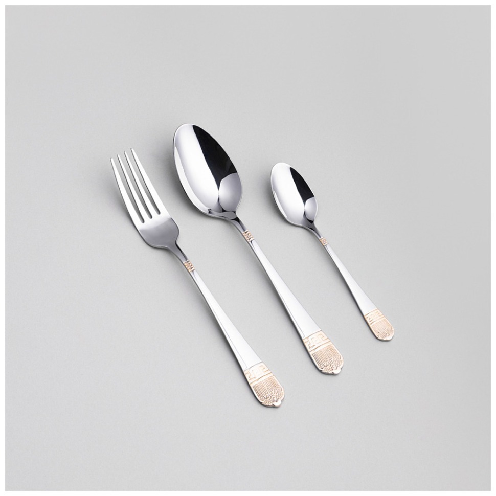 Фото Набор столовых приборов sole agness 12 пр., сталь 18/0 (1000-009)  - интернет-магазин МегаТерем в Москве