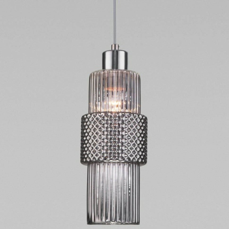 Фото Подвесной светильник Eurosvet Soho 50209/1 хром EV_a055488 - интернет-магазин МегаТерем в Москве