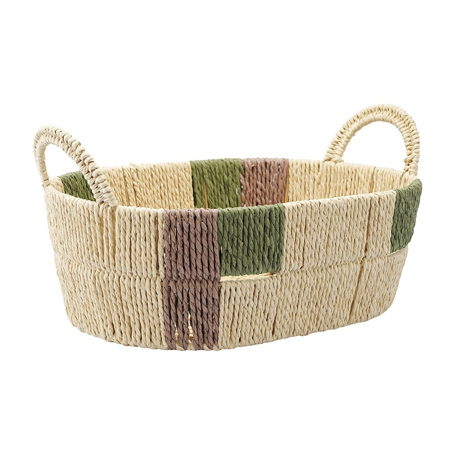 Фото Корзина плетеная овальная bodhran nature из коллекции ethnic, размер m (77232) - интернет-магазин МегаТерем в Москве