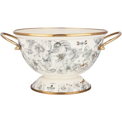 Дуршлаг agness эмалированны...