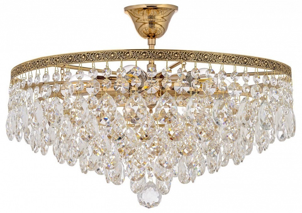 Фото Люстра на штанге Arti Lampadari Castellana Gold Castellana E 1.3.46.608 G AL_Castellana_E_1.3.46.608_G - интернет-магазин МегаТерем в Москве