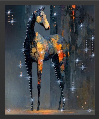 Картина Сияющее величие с кристаллами Swarovski (2439) Фото Картина Сияющее величие с кристаллами Swarovski (2439) - интернет-магазин МегаТерем в Москве