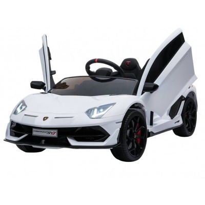 Детский электромобиль Lamborghini SVJ 12V - WHITE - HL328