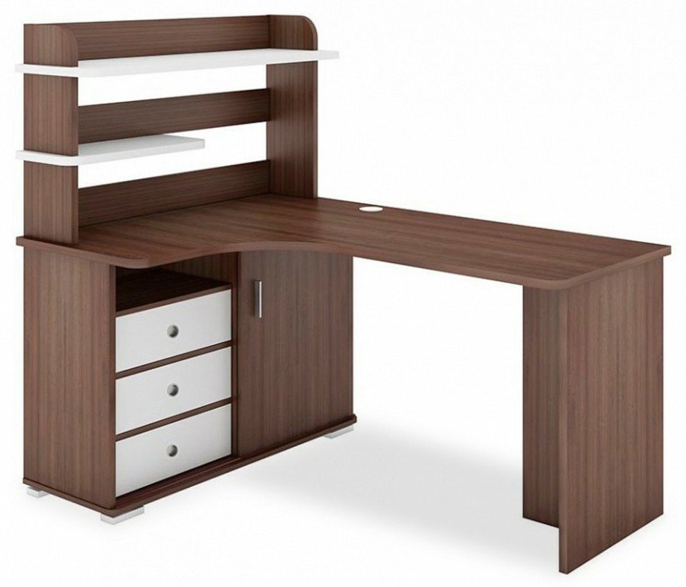 Фото Стол компьютерный Домино СР-165 MER_SR-165-SHBESH-CH-LEV-NOVYJ - интернет-магазин МегаТерем в Москве