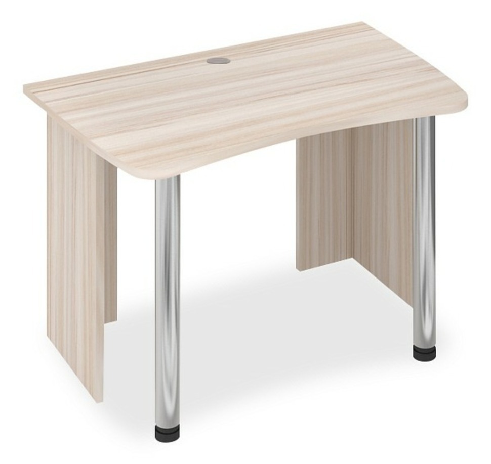 Фото Стол офисный Домино Лайт СКЛ-Софт120 MER_SKL-Soft120_K - интернет-магазин МегаТерем в Москве