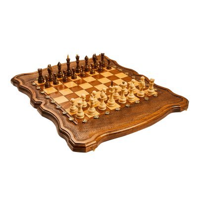 Шахматы + нарды резные Гамб...