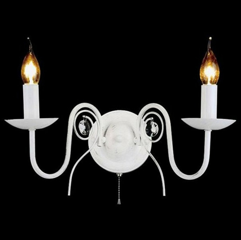 Фото Бра Eurosvet Tomas 60018/2 белый с золотом EV_76610 - интернет-магазин МегаТерем в Москве