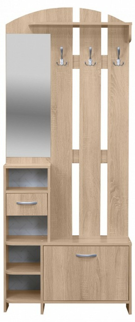 Фото Стенка для прихожей Мила MBS_PR-0018_1544 - интернет-магазин МегаТерем в Москве