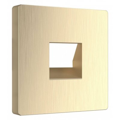 Накладка для розетки телефонной RJ-11 Werkel шампань рифленый W1192010 WRK_a051430