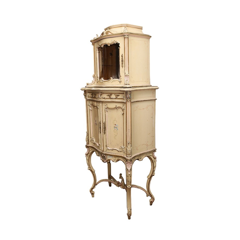 Фото Шкаф Патине XIX век DM- Louis_cabinet, дуб, beige, ROOMERS ANTIQUE - интернет-магазин МегаТерем в Москве