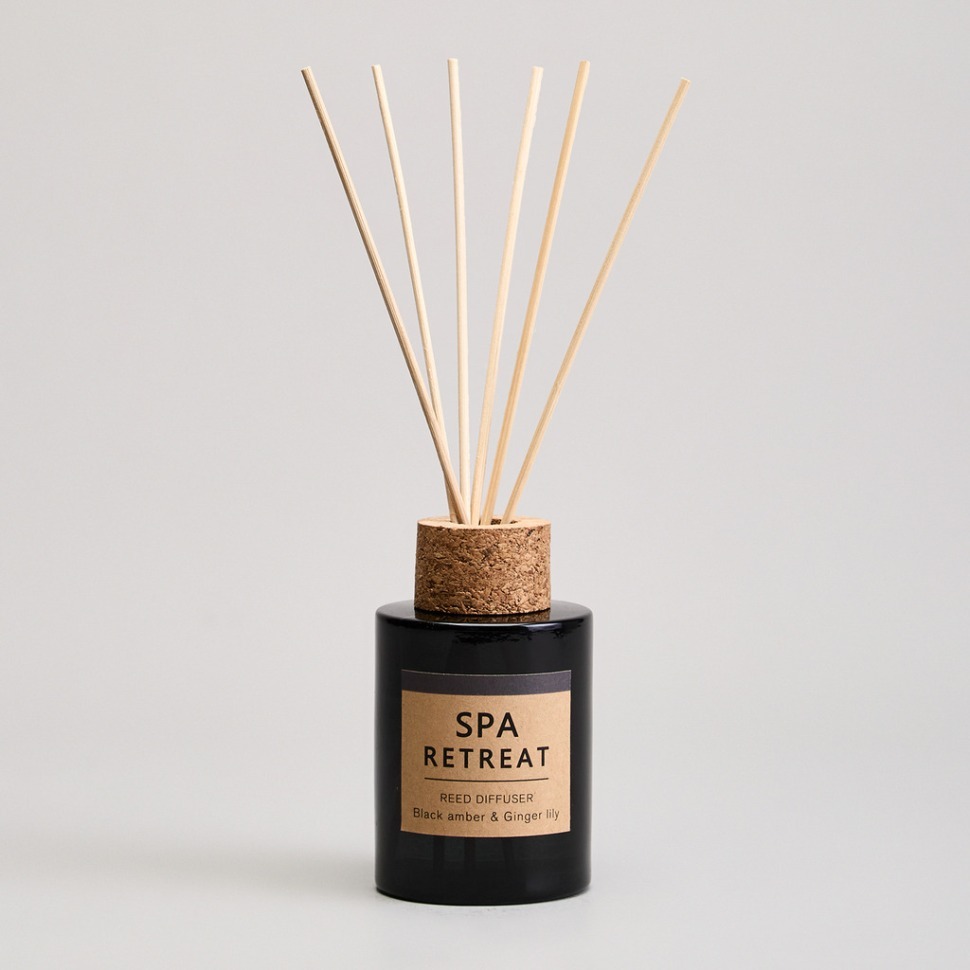 Фото Диффузор ароматический spa retreat black amber&amp;ginger lily 100 мл мал.= 12шт. Lefard (605-111) - интернет-магазин МегаТерем в Москве