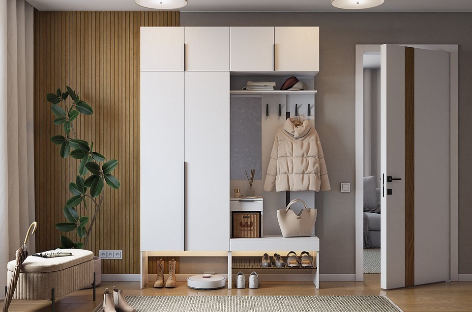 Фото Стенка для прихожей Баско К5 MBS_PK05Basko-2552 - интернет-магазин МегаТерем в Москве