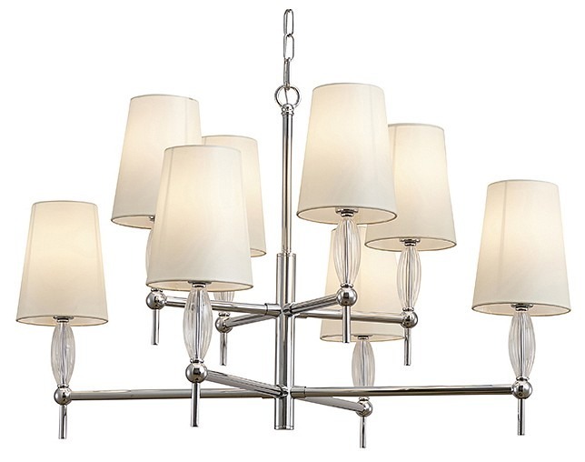 Фото Подвесная люстра Newport 4370 4378/C chrome NWP_M0070439 - интернет-магазин МегаТерем в Москве