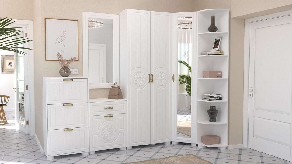 Фото Стенка для прихожей Монблан KOM_Monblan_system_1 - интернет-магазин МегаТерем в Москве