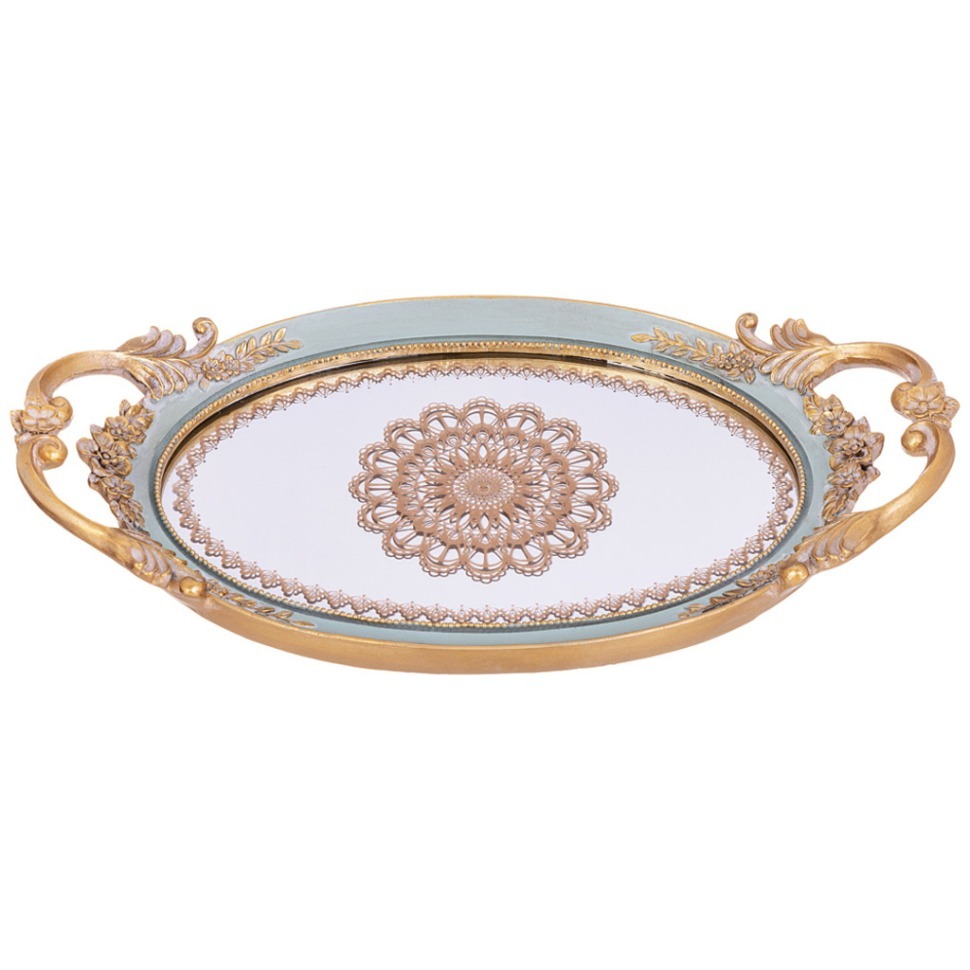 Фото Поднос  декоративный 43.3*24*5.3cm Lefard (504-421) - интернет-магазин МегаТерем в Москве