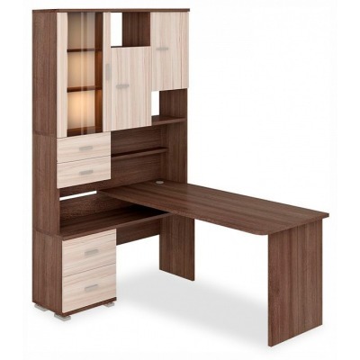 Стол компьютерный Домино СР-620-160 MER_SR-620-160-SHKSH-CH-LEV