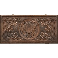 Нарды резные "Герб Армении 2" 50, Mkhitaryan (28398)