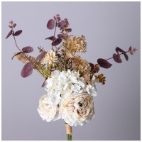 Цветочная композиция длина=38см , цвет айвори мал.уп.=24шт Lefard (535-394)