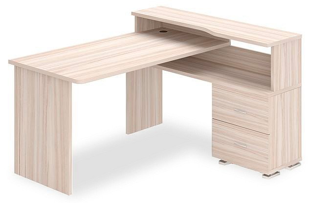 Фото Стол письменный Домино СР-620/140 C MER_SR-620-140-C-K-PRAV - интернет-магазин МегаТерем в Москве