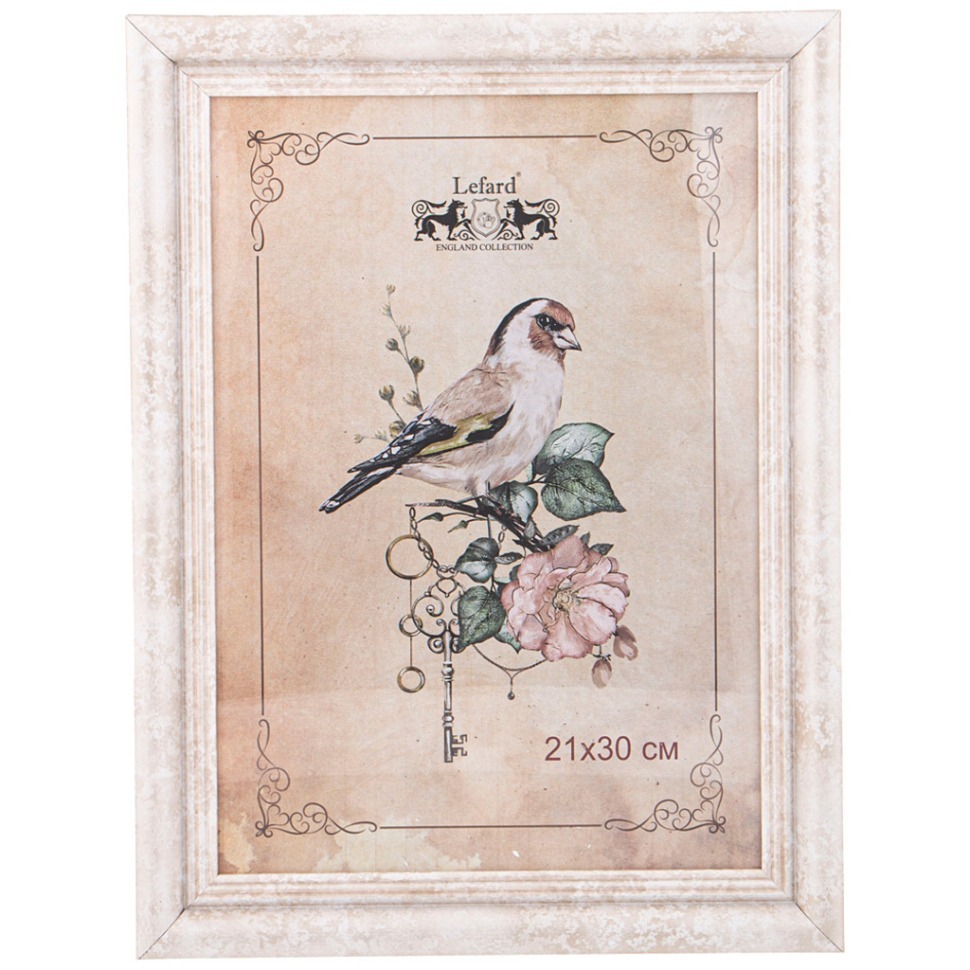 Фото Фоторамка 21х30 см цвет: жемчуг с патиной Lefard (541-885) - интернет-магазин МегаТерем в Москве