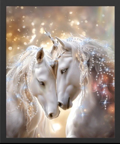 Картина Сказание о любви с кристаллами Swarovski (2440) Фото Картина Сказание о любви с кристаллами Swarovski (2440) - интернет-магазин МегаТерем в Москве