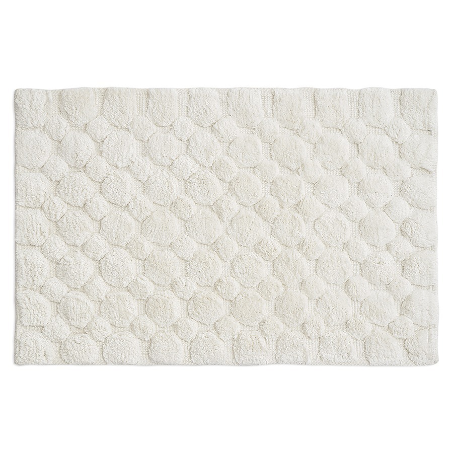 Фото Коврик для ванной bubbles белого цвета из коллекции essential, 50х80 см (76137) - интернет-магазин МегаТерем в Москве