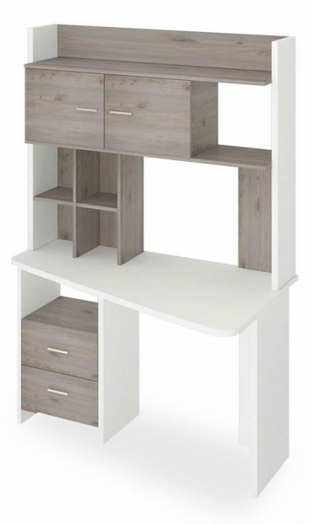 Фото Стол компьютерный Нельсон Lite СКЛ-Трап120+НКЛХ-120 БЕН ПРАВ MER_SKL-Trap120-NKLH-120_BEN_PRAV - интернет-магазин МегаТерем в Москве