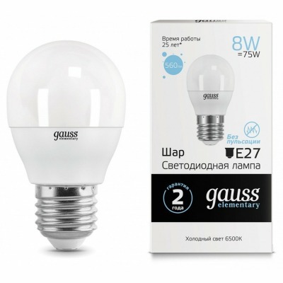 Лампа светодиодная Gauss 53...
