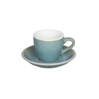 Кофейная пара C088-139BIB / C088-160BIB, фарфор, Ice Blue, LOVERAMICS