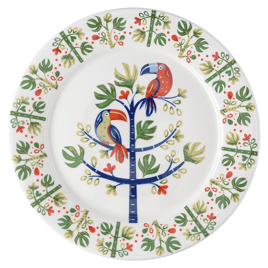 Фото Тарелка toucan из коллекции birds of paradise, D28 см (76699) - интернет-магазин МегаТерем в Москве