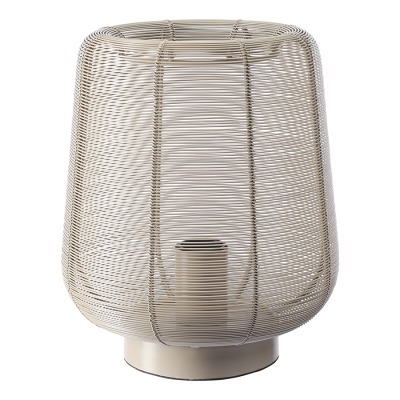 Лампа настольная vinger, D22х26 см, бежевая (77694)